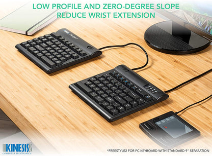 Kinesis Freestyle2 Ergonomic Keyboard for PC (20" Extended Separation) 20 Inch Separation