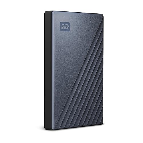 Western Digital WDBC3C0020BBL-WESN 2TB My Passport Ultra Blue Portable External Hard Drive USB-C