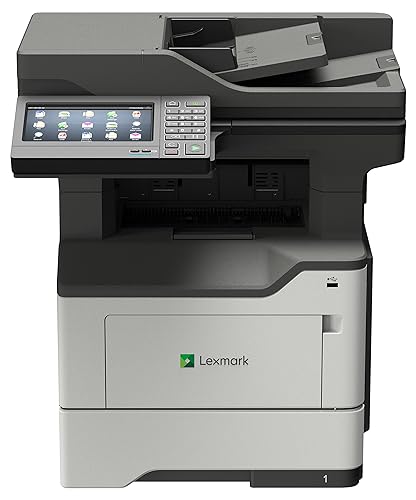 Lexmark MX622ADHE Multifunction Mono Laser Printer, Scanner, Copier, Fax, Hard drive & Touchscreen
