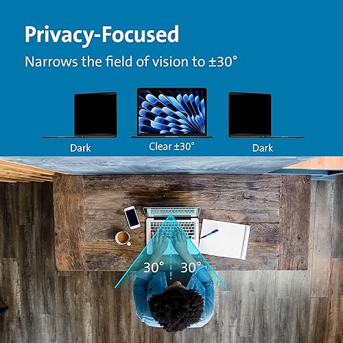 Kensington MagPro™ Elite Magnetic Privacy Screen for Apple MacBook Air 15" (M2/M3/M4, 2023 and newer)
