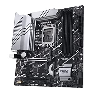 ASUS Prime Z790M-Plus LGA 1700(Intel 12th&amp;13th Gen) microATX motherboard (PCIe 5.0, 3xM.2 slots,10+1 DrMOS,DDR5,1 Gb LAN, DP,USB 3.2 Gen2x2 Type-C,front USB3.2 Gen 1 Type-C, Thunderbolt(USB4)support)