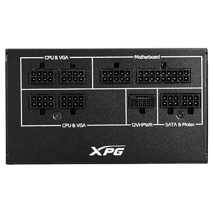 XPG Core Reactor II Modular PSU: ATX3.0-80 Plus Gold - ATX - Fully Modular Power Supply - 10 Year Warranty - 1200 Watt(COREREACTORII1200G-BKCUS) ATX3.0 1200W