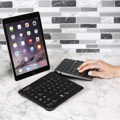 Goldtouch GTP-0044 Go!2 Mobile Keyboard, Portable Foldable Travel Keyboard with USB , Black