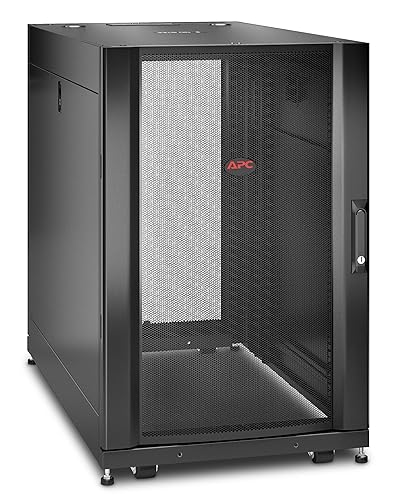 APC by Schneider Electric APC Netshelter SX, Server Rack Enclosure, 18U, Black, 925H x 600W x 1070D mm - For Server, Storage - 18U Rack Height x 19" Rack Width x 36.25" Rack Depth - Floor Standing - Black - 2255.33 lb Dynamic/Rolling Weight Capacity