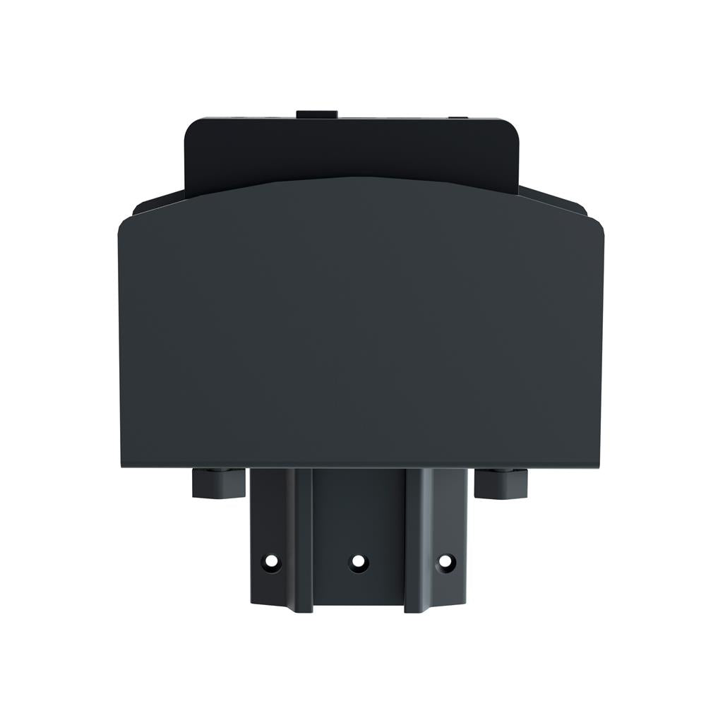 Ergotron – LX Pro Small PC Mount with Wall Track – Add-on for VESA Monitor Arms – Small, White White 1.38" to 3.75" deep