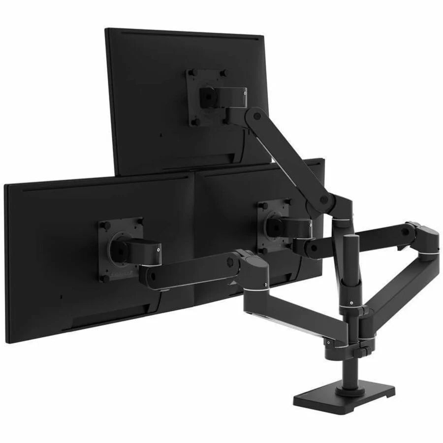 Ergotron – LX Pro Monitor Arm Expansion Kit – Add-on for LX Pro Desk and Wall Monitor Arms – Matte Black