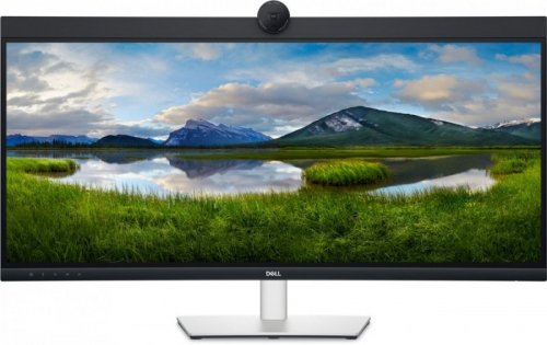 Dell Monitor P3424WEB 34 Cale IPS Zakrzywiony WQHD (3440x1440)/21:9/HDMI/DP/USB-C/RJ-45/Kamera/Glosniki/Mikrofon/3Y
