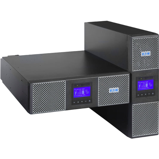 Eaton 9PX 6000VA 5400W 120/208V Online Double-Conversion UPS - L6-30P, 6x 5-20R, 1 L6-30R, 1 L14-30R Outlets, Cybersecure Network Card, Extended Run, 6U Rack/Tower - Battery Backup - 6U Rack/Tower - 3 Minute Stand-by