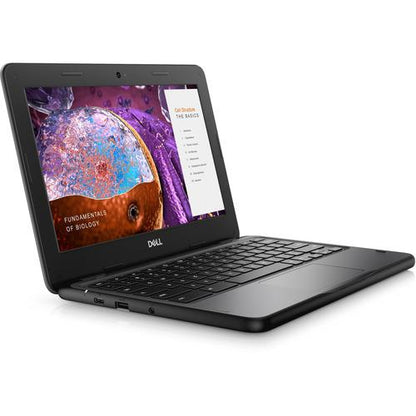 Dell Education Chromebook 3000 3110 11.6 Chromebook - HD - 1366 x 768 - Intel Celeron N4500 Dual-core (2 Core) 1.10 GHz - 4 GB Total RAM - 32 GB Flash Memory - Intel Chip - Chrome OS - Intel UHD
