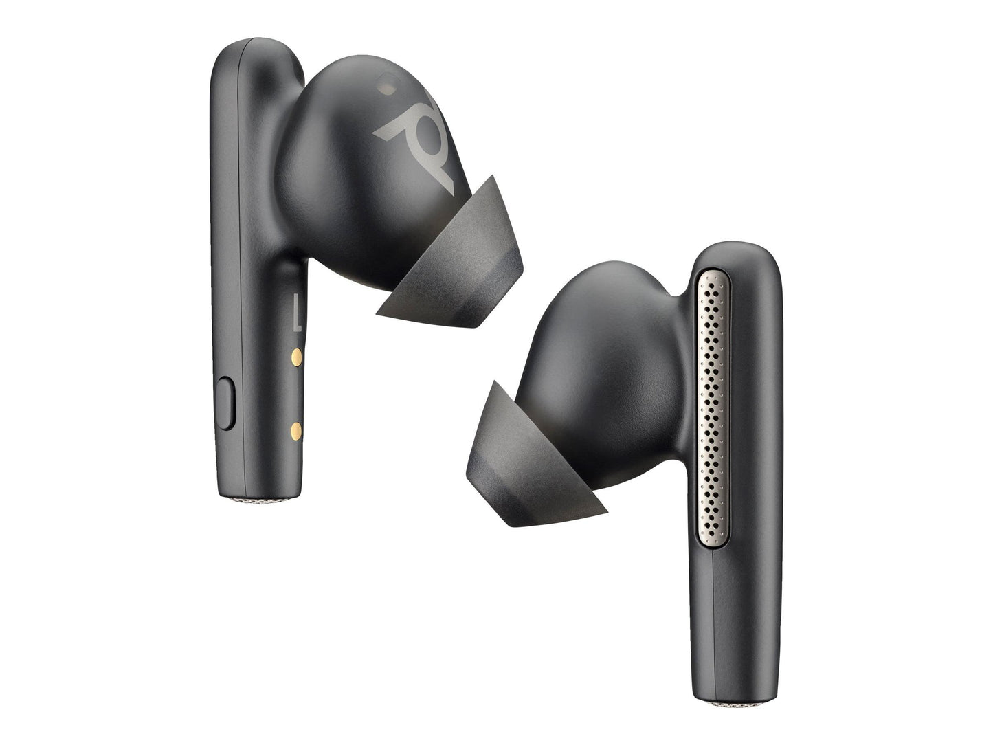 HP Poly Voyager Free 60 UC Earset Microsoft Teams Certification Google Assistant, Siri Stereo Color Carbon Black Model 7Y8L8AA