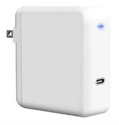 VisionTek USB-C 61W Quick Charge Plug - 120 V AC, 230 V AC Input - 3.6 V DC/3 A, 5 V DC, 6.5 V DC, 9 V DC, 12 V DC, 15 V DC, 20 V DC Output