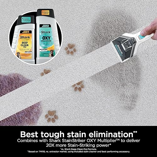 Shark CarpetXpert Deep Clean Pro Formula for Shark Upright & Portable Carpet Cleaners, eliminates Tough pet Messes and odours, 48oz, EXCM48C (Canadian Version)