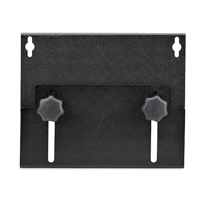 StarTech.com PC Wall Mount Bracket, Supports Desktop Computers Up to 40lb (18kg), Tool-Less Adjustments 1.9-7.8in (50-200mm), Heavy-Duty Wall Mount Shelf/Holder for PC Case/Tower (2NS-CPU-Wall-Mount) Heavy-Duty Wall Mount for PC Case