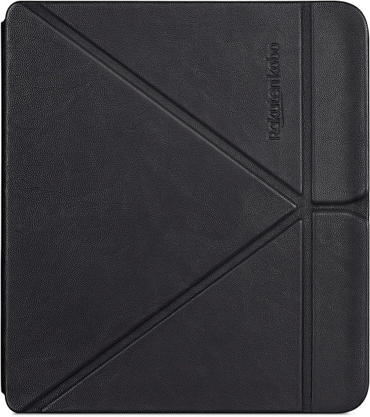 Kobo Libra 2 SleepCover Case | Black | Sleep/Wake Technology | Built-in 2-Way Stand | Vegan Leather | Compatible with 7” Kobo Libra 2 eReader