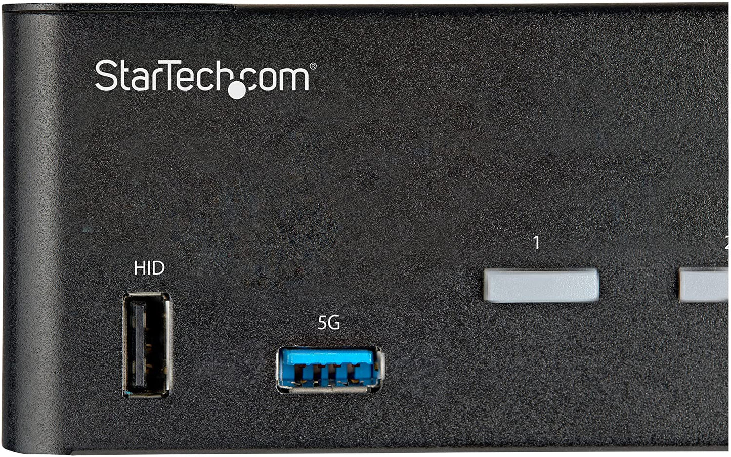 StarTech.com 2 Port Dual Monitor HDMI KVM Switch - 4K 60Hz Ultra HD HDR - Desktop 4K HDMI 2.0 KVM Switch with 2 Port USB 3.0 Hub (5Gbps) &amp; 4x USB 2.0 HID, Audio - Hotkey Switching - TAA (SV231DHU34K6)