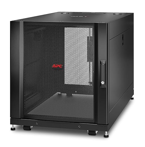 APC by Schneider Electric NetShelter SX 12U Server Rack Enclosure 600mm x 1070mm w/Sides Black - F