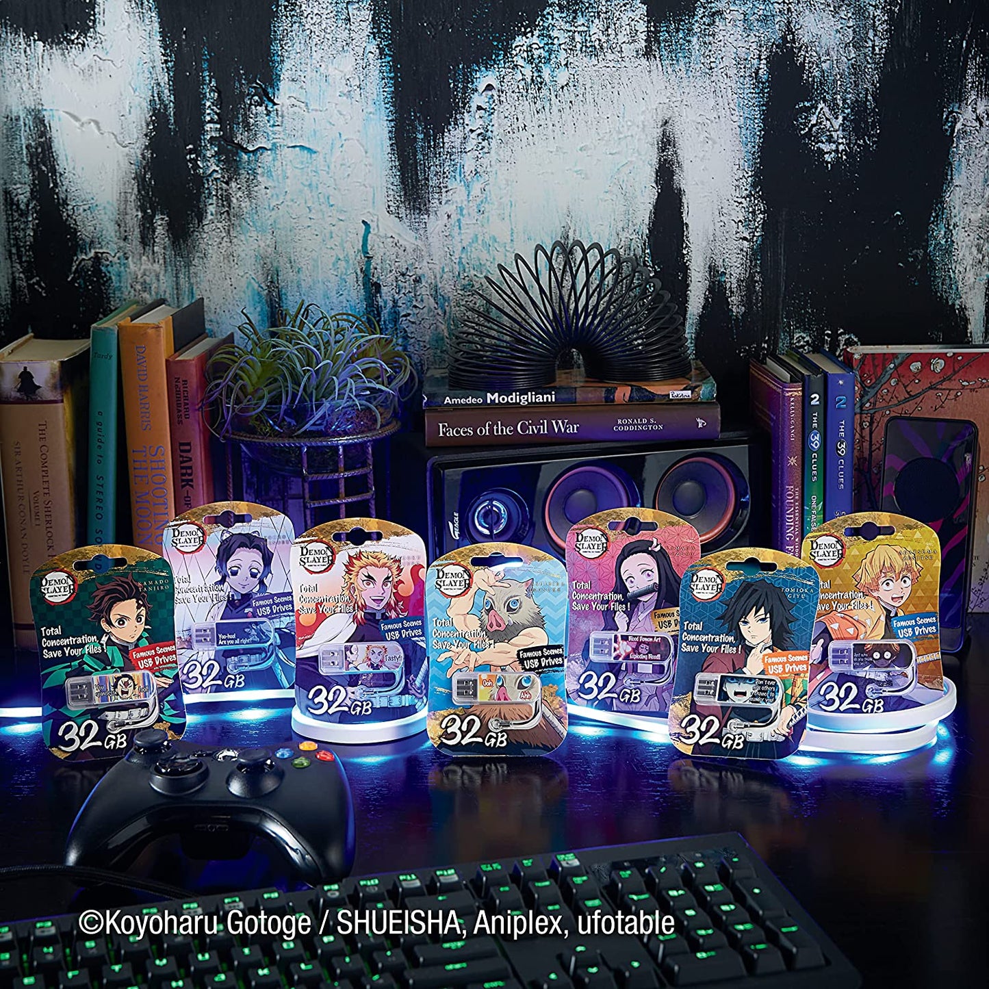 Verbatim Officially Licensed Limited Edition 32GB Demon Slayer: Kimetsu no Yaiba Thumb Drive - Tanjiro Kamado - Anime Design USB 3.0 Flash Drive