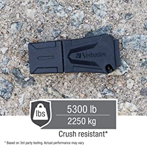 Verbatim 16GB ToughMAX USB Flash Drive, black