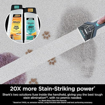 Shark CarpetXpert with StainStriker, Area Rug & Upholstery Cleaner for Pets, Built-In Spot & Stain Eliminator, Deep Cleaning & Tough Stain Removal, Carpet Shampooer, EX200C (Canada Edition)