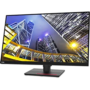 Lenovo ThinkVision T32p-20 31.5" 4K UHD LCD Monitor in-Plane Switching (IPS) Technology 3840 x 2160 HDMI, Raven Black, 60Hz Refresh Rate - HDMI - DisplayPort