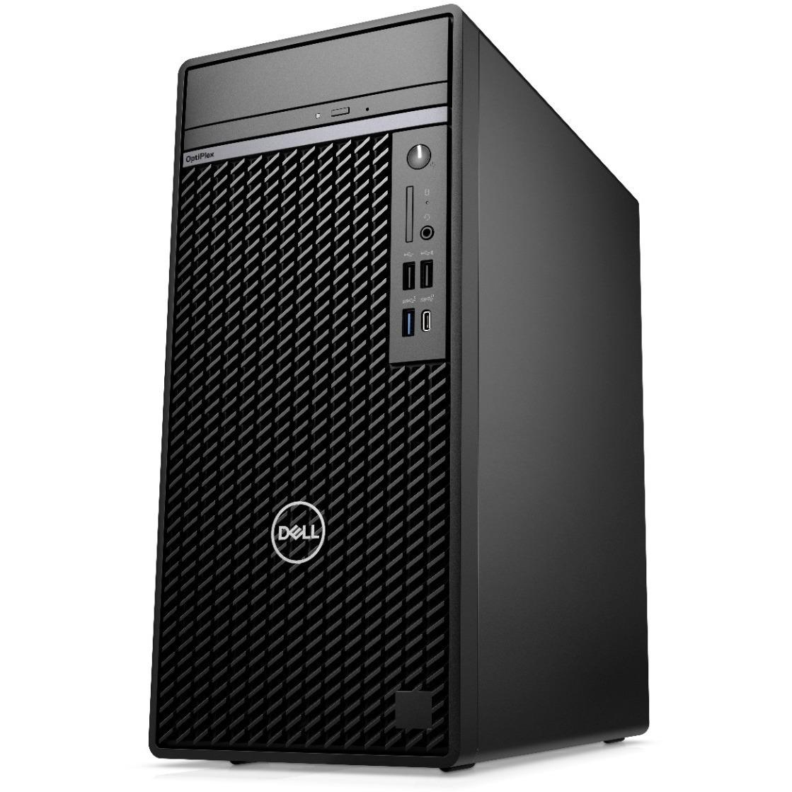 Dell OptiPlex 7000 7010 Desktop Computer - Intel Core i5 13th Gen i5-13500 Tetradeca-core (14 Core) 2.50 GHz - 8 GB RAM DDR4 SDRAM - 256 GB M.2 PCI Express NVMe SSD - Tower - Black - Intel Chip - Wind