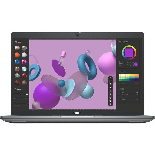 Dell Precision 3000 3480 14 Mobile Workstation - Full HD - 1920 x 1080 - Intel Core i5 13th Gen i5-1335U Deca-core (10 Core) 1.30 GHz - 16 GB Total RAM - 512 GB SSD - Titan Gray - Intel Chip - W PXRGK