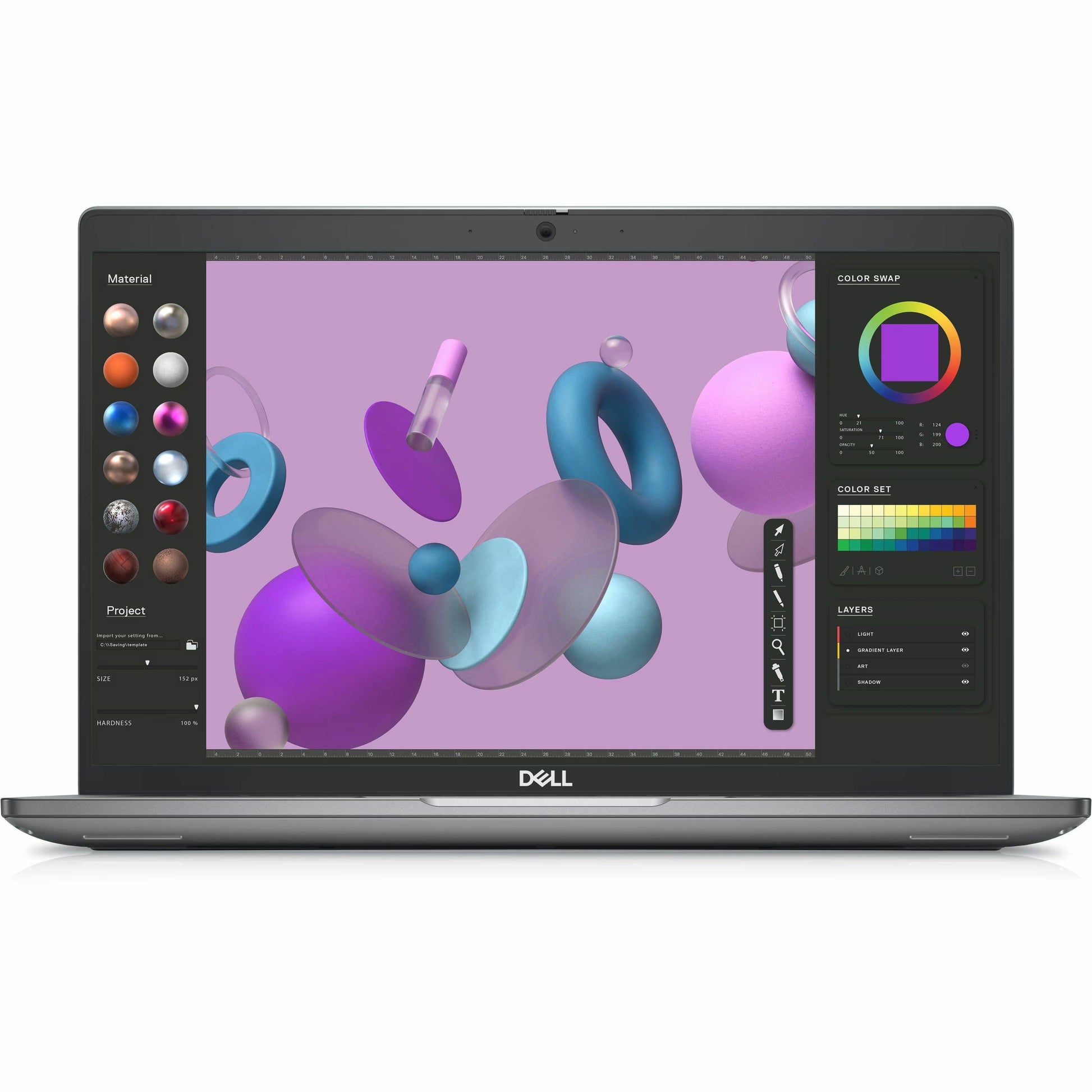 Dell Precision 3000 3480 14 Mobile Workstation - Full HD - 1920 x 1080 - Intel Core i7 13th Gen i7-1370P Tetradeca-core (14 Core) 1.90 GHz - 32 GB Total RAM - 512 GB SSD - Titan Gray - Intel Chi