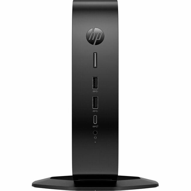 HP Elite t755 Thin Client - AMD Ryzen V2546 Hexa-core (6 Core) 3 GHz - TAA Compliant - AMD Chip - 16 GB RAM DDR4 SDRAM - DDR4-3200/PC4-25600 - 256 GB SSD - AMD Radeon Graphics - Gigabit Ethernet - Win