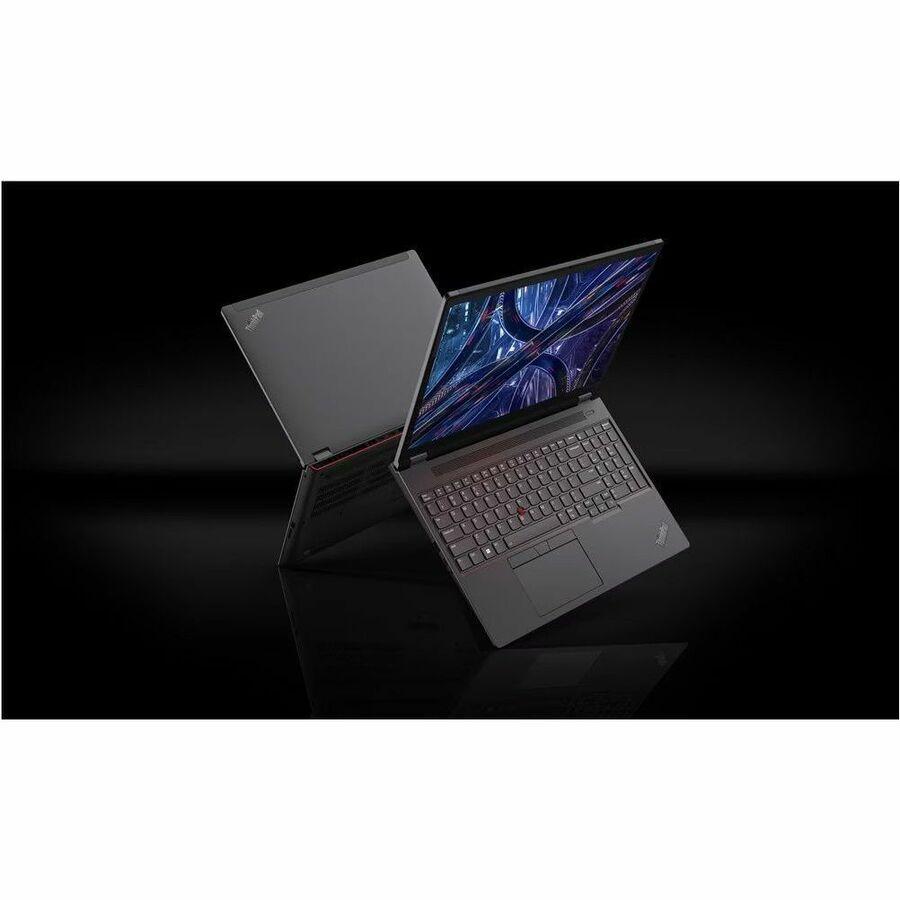 Lenovo ThinkPad P16 Gen 2 21FA002WUS 16" Mobile Workstation - WUXGA - Intel Core i7 13th Gen i7-13850HX - vPro Technology - 32 GB - 1 TB SSD - English Keyboard - Villi Black, Storm Gray - Intel WM790 Chip - 1920 x 1200 - Windows 11 Pro
