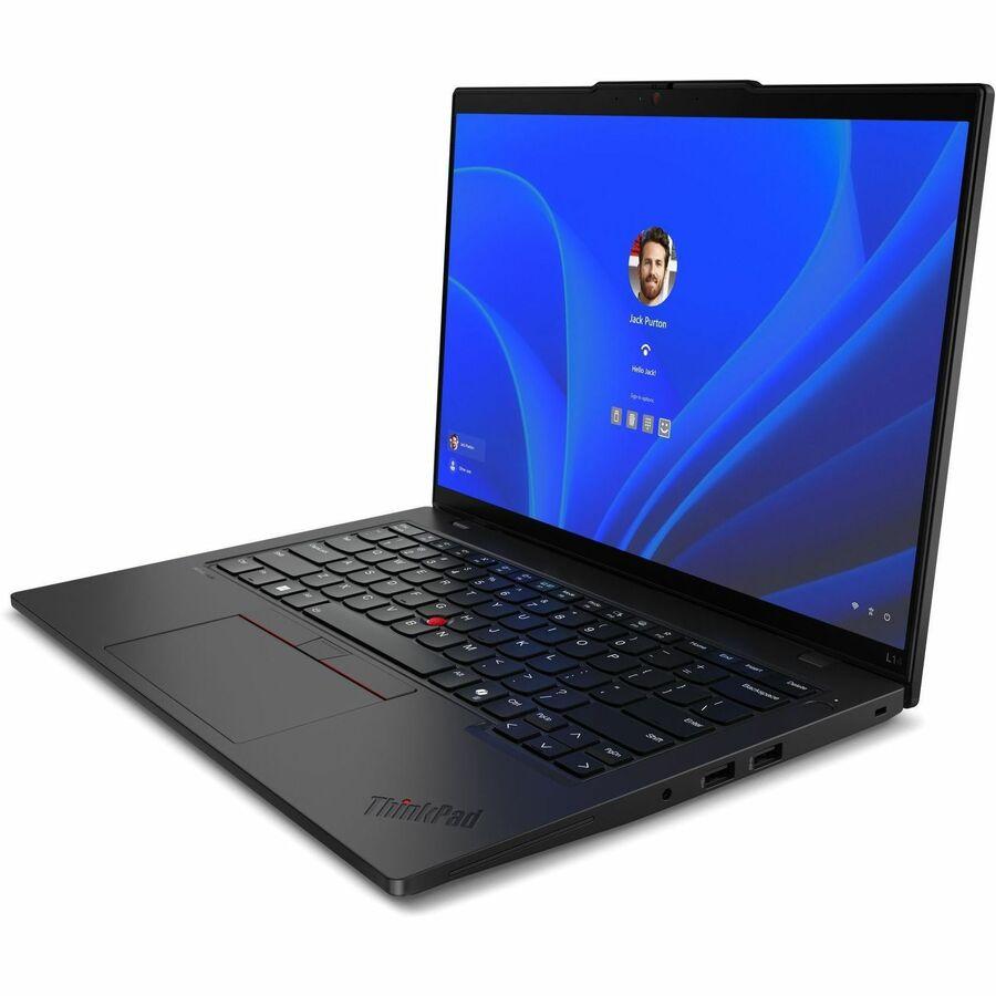 Lenovo ThinkPad L14 Gen 5 21L1001TUS 14" Touchscreen Notebook - WUXGA - Intel Core Ultra 7 155U - 16 GB - 512 GB SSD - English Keyboard - Black - Intel Chip - 1920 x 1200 - Windows 11 Pro - Intel