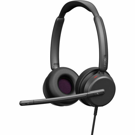 EPOS IMPACT 460 Headset - Microsoft Teams Certification - Stereo - USB Type C - Wired - 32 Ohm - 20 Hz - 20 kHz - On-ear - Binaural - 5.91 ft Cable - Noise Cancelling, Electret Condenser, Uni-directional Microphone - Black