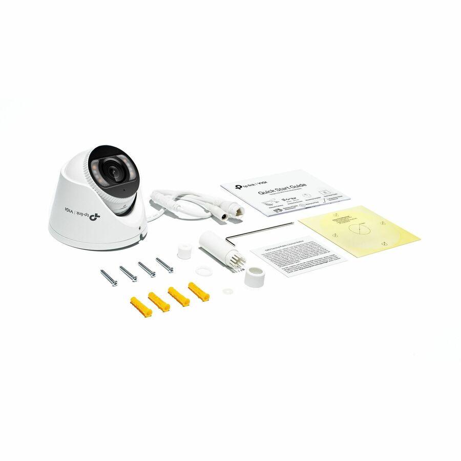 TP-Link InSight InSight S455 5 Megapixel Network Camera - Color - Turret - 98 ft Infrared/Color Night Vision - H.265+, H.265, H.264, H.264+, H.264H, H.265M - 2880 x 1620 - 2.80 mm Fixed Lens - 30 fps