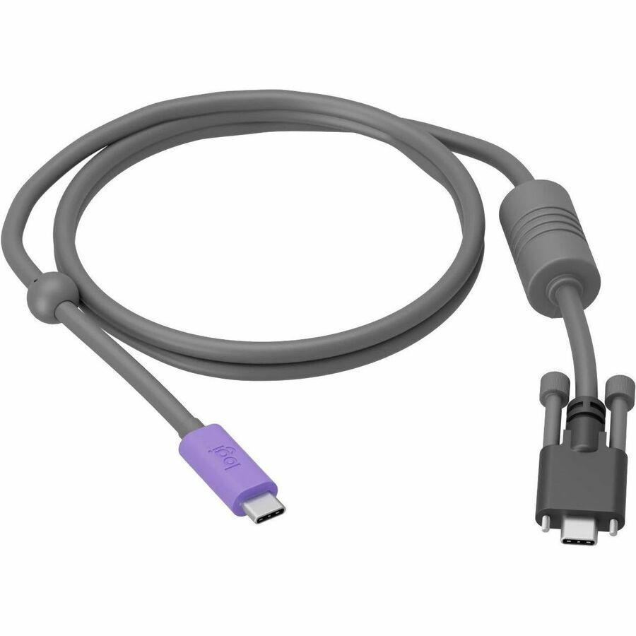 Logitech Extend - 2 x Network (RJ-45) - 5 x USB - 1 x HDMI Out - 2160p - 4K - 3840 x 2160 - Twisted Pair - Category 6, Category 6a, Category 5e - Notebook, Video Conferencing Camera, Meeting Room, Dis