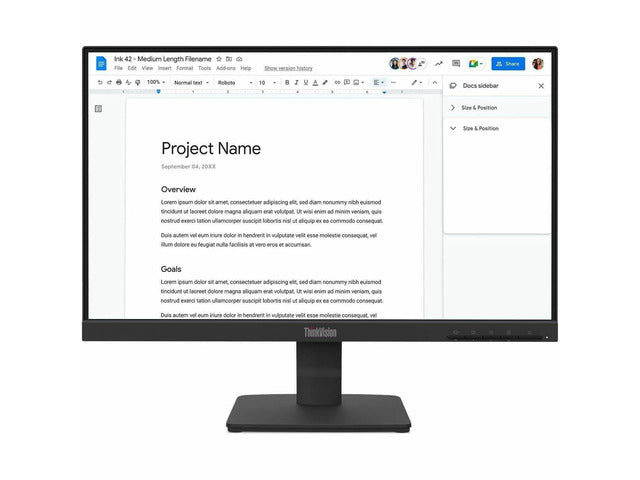 Lenovo ThinkVision S22-4e (21.5" Monitor - HDMI) - 64CBKAT6UZ