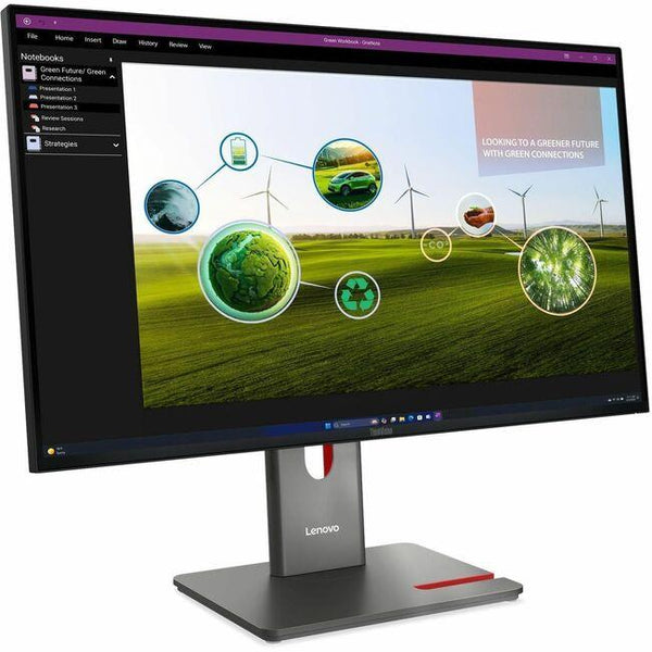 Lenovo ThinkVision P27Q-40 27" WQHD Monitor - 16:9 - IPS - WLED Backlight - 2560 x 1440 - 1.07 Billion Colors - 350 Nit - 4 ms - 120 Hz Refresh Rate - USB Type-C - HDMI - DisplayPort - VESA  64A7GAR6U 64A7GAR6UZ