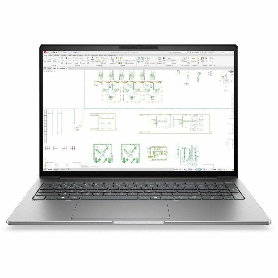 HP ZBook 8 G2i 14 Touchscreen Copilot+ PC Mobile Workstation - Intel Core Ultra 7 366H - 32 GB - 1 TB SSD - Windows 11 Pro - NVIDIA RTX PRO 500 6GB - Webcam - Wi-Fi 7 - DK3F9UT#ABA