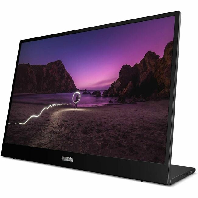 Lenovo ThinkVision M16 16 Class WUXGA LED Monitor - 16:10 - Eclipse Black - 16 Viewable - In-plane Switching (IPS) Technology - WLED Backlight - 1920 x 1200 - 16.7 Million Colors - 300 Nit