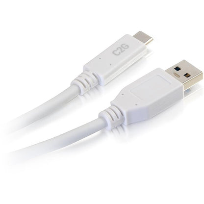 C2G 28837 C2G 10FT USB 3.0 USB TYPE C TO USB A USB CABLE WHITE M/M