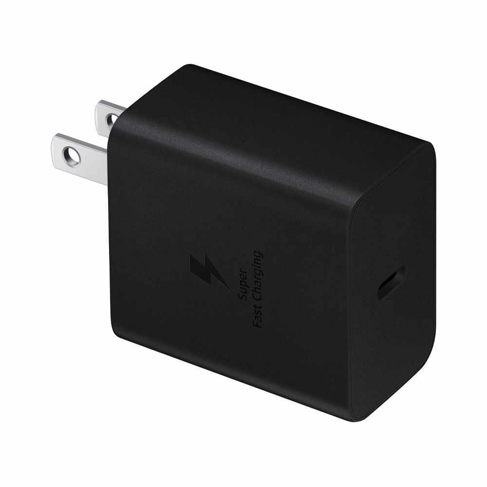 Samsung OEM Black 45W USB-C PD Wall Charger w/ USB-C to USB-C Cable