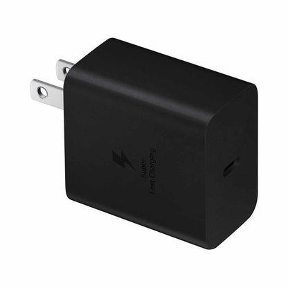 Samsung OEM Black 45W USB-C PD Wall Charger w/ USB-C to USB-C Cable