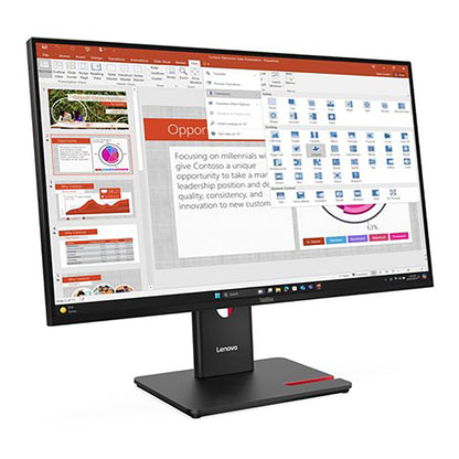 Lenovo ThinkVision T27-40 27" 16:9 Full HD 120Hz IPS WLED Monitor, Eclipse Black