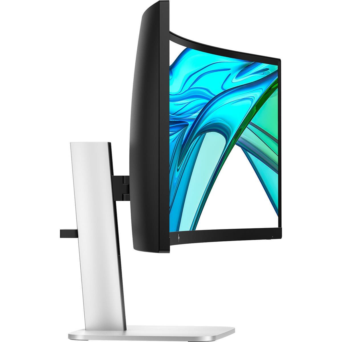 HP 549pm 49 Class Webcam Dual Quad HD Curved Screen LED Monitor - 32:9 - 49 Viewable -VA - Edge LED Backlight - 5120 x 1440 - 400 Nit - 5 ms - 165 Hz - USB Type-C - HDMI - DisplayPort - VESA Mount