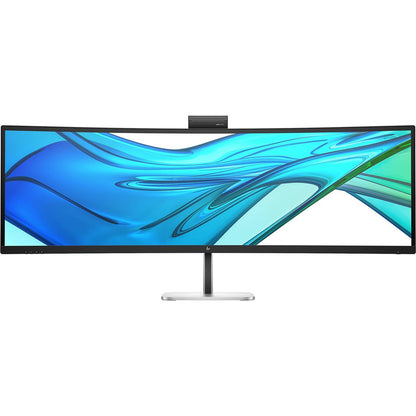 HP 549pm 49 Class Webcam Dual Quad HD Curved Screen LED Monitor - 32:9 - 49 Viewable -VA - Edge LED Backlight - 5120 x 1440 - 400 Nit - 5 ms - 165 Hz - USB Type-C - HDMI - DisplayPort - VESA Mount