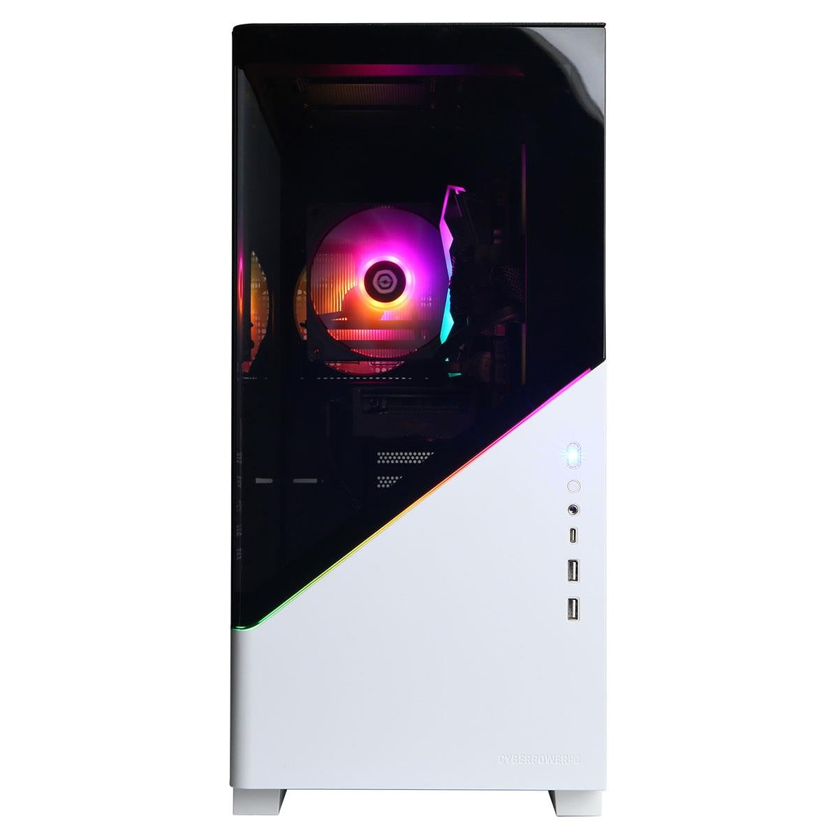 CyberPowerPC Gamer Xtreme Gaming Desktop Computer, Intel Core Ultra 7 265F 2.4GHz, 16GB RAM, 2TB SSD, NVIDIA GeForce RTX 5050 8GB, Windows 11 Home, White