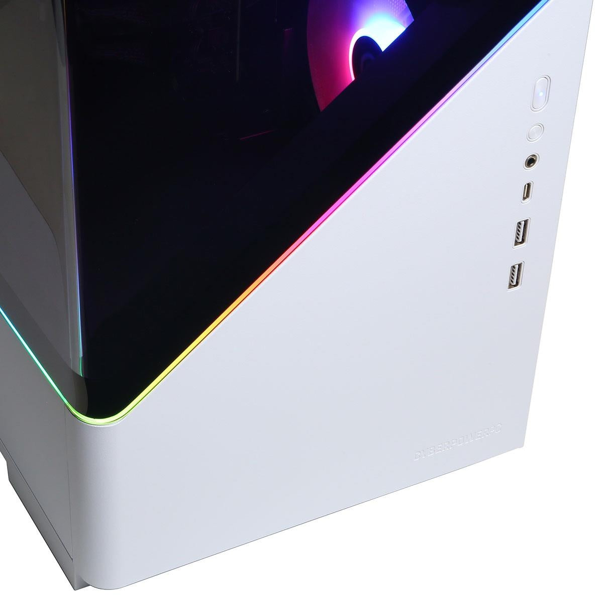 CyberPowerPC Gamer Xtreme Gaming Desktop Computer, Intel Core Ultra 7 265F 2.4GHz, 16GB RAM, 2TB SSD, NVIDIA GeForce RTX 5050 8GB, Windows 11 Home, White