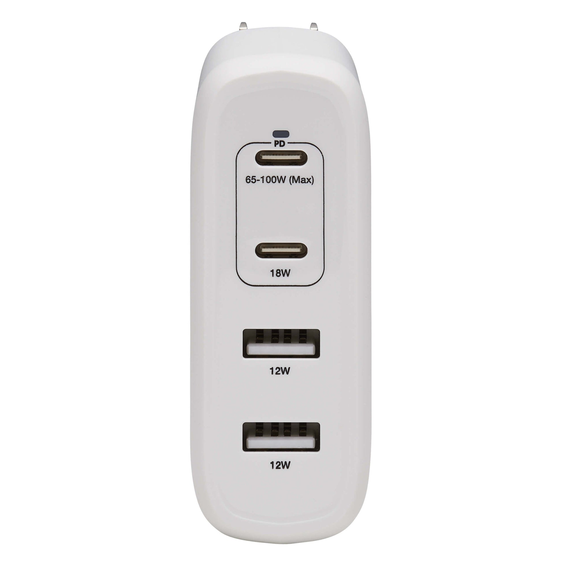 Tripp Lite USB C Wall Charger 4Port Compact 100W PD3.0 White U280W04100C2G