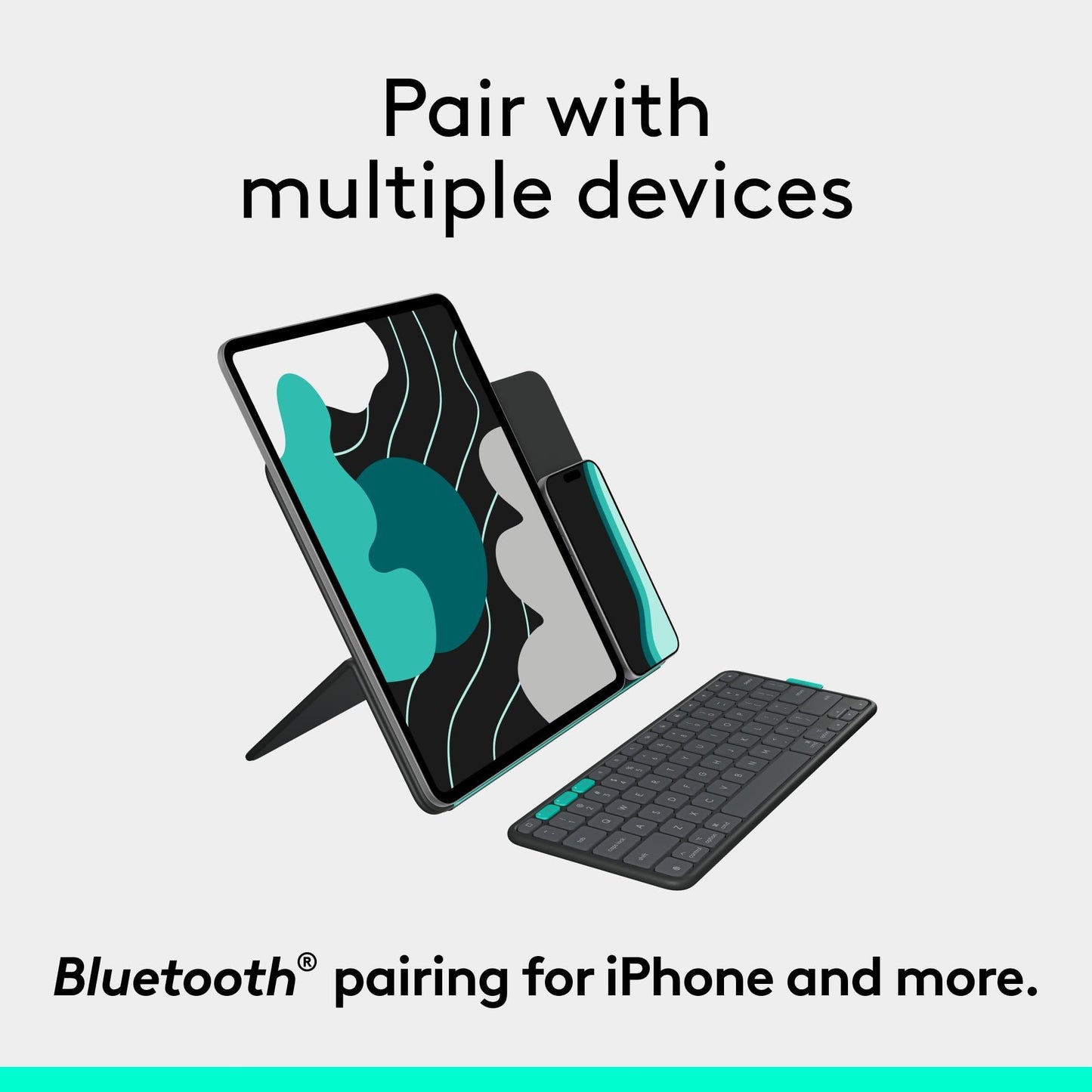 Logitech Flip Folio Keyboard Case for iPad Pro 13 (M4), iPad Air 13 (M2 & M3)