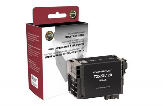 Clover Epson ufactured T252XL120 Black High Yield Ink Cartridge EPC252XL120
