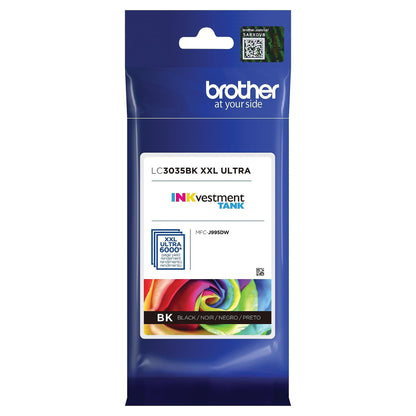 Brother INKvestment LC3035BKS Original Ultra High Yield Inkjet Ink Cartridge - Black - 1 Each - 6000 Pages