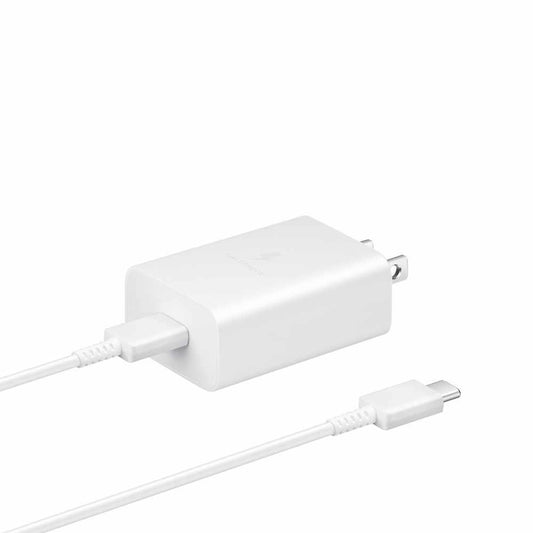 Samsung Wall Charger with USB-C to USB-C Cable 15W White Wall Chargers